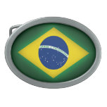 Brazil Flag Belt Buckle