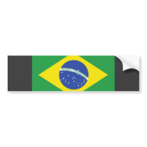 Brazil Flag bumper stickers