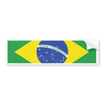 Brazil Flag bumper stickers