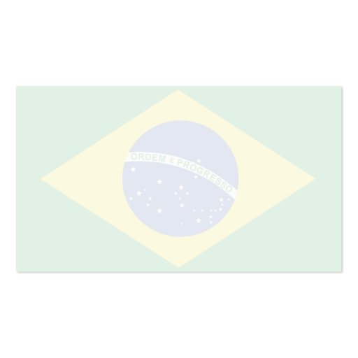 Brazil Flag Business Cards (back side)