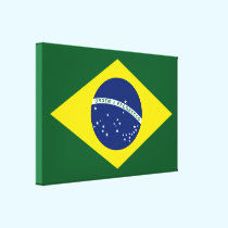 Brazil flag canvas prints