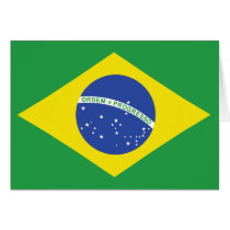 Brazil Flag Greeting Cards