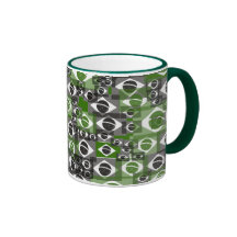 Brazil flag coffee mugs