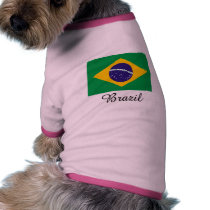 Brazil Flag Design pet clothing