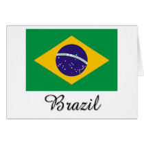 Brazil Flag Design cards