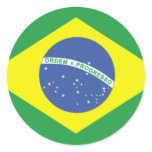Brazil Flag Design stickers
