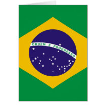 Brazil flag for Brazillian fashion Cards