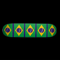 Brazil flag for Brazillian fashion skateboards