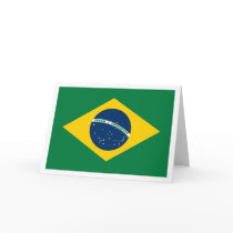 Brazil Flag Greeting Card