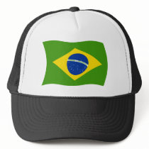 Brazil Flag Hat by livingflags Brazil Flag Hat