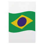 brazil flag icon customized stationery