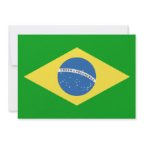 Brazil Flag invitations by flagshirts Brazil Flag invitations