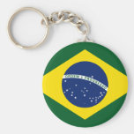 Brazil flag key chains