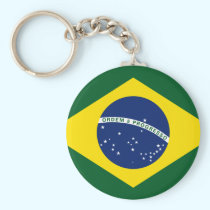 Brazil flag keychains