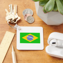Brazil Flag keychains by CulturalPerspective3 Brazil Flag keychains