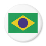 brazil flag magnet