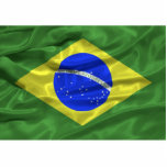 Brazil Flag Magnet Acrylic Cut Outs