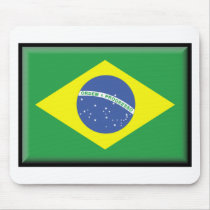 Brazil Flag mousepads