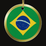 Brazil Flag Ornament by FlagAndMap Brazil Flag Ornament