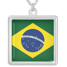 Brazil flag pendants
