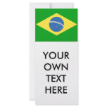Brazil Flag rack cards