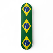 Brazil flag skate board deck