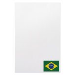 Brazil flag personalized stationery