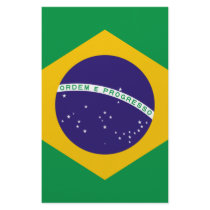 Brazil flag personalized stationery