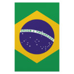 Brazil flag personalized stationery