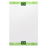 Brazil flag stationery