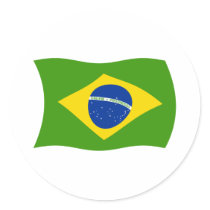 Brazil Flag Sticker