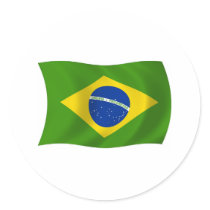 Brazil Flag Sticker