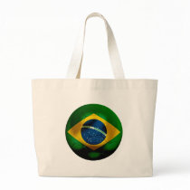 Brazil Football Tote Bags