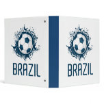 Brazil Football Vinyl Binder