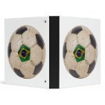 Brazil Football 3 Ring Binders