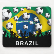 Brazil Football Mousepad