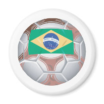 Brazil Futbol magnets