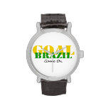Brazil - Goal Game On Wristwatches