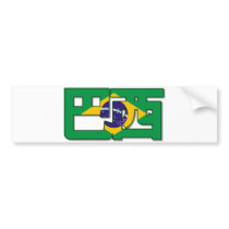 Brazil - In Chinese Bumper Sticker bumper stickers