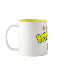 Brazil Logo Cup for Brazilian coffee lovers mugs