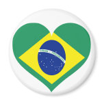 Brazil Love magnets