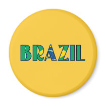 Brazil Refrigerator Magnet