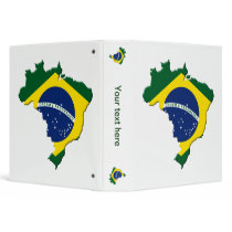 Brazil map binder