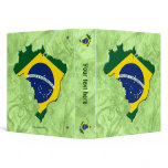 Brazil map vinyl binders