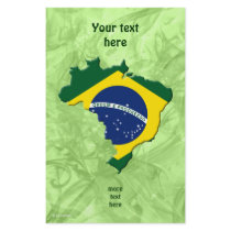 Brazil map flyer