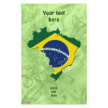 Brazil map flyer