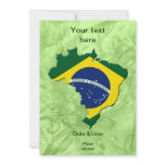Brazil map custom invites