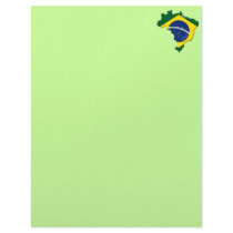 Brazil map customized letterhead