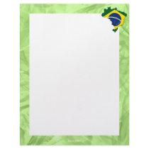 Brazil map letterhead