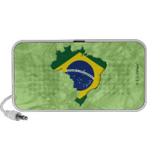 Brazil map travelling speakers